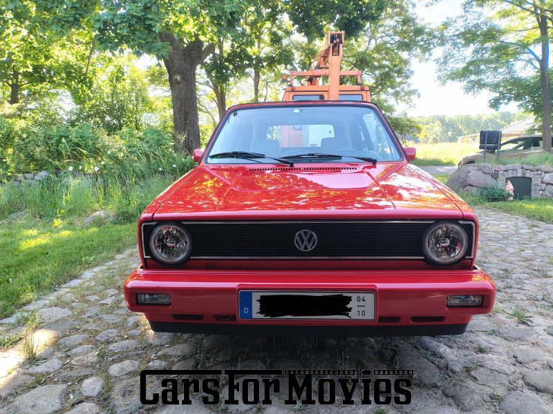 Volkswagen Golf 1 Cabrio  1992 Deutschland Rot Grau Zivilfahrzeug Cabrio DE - Brandenburg 7713 